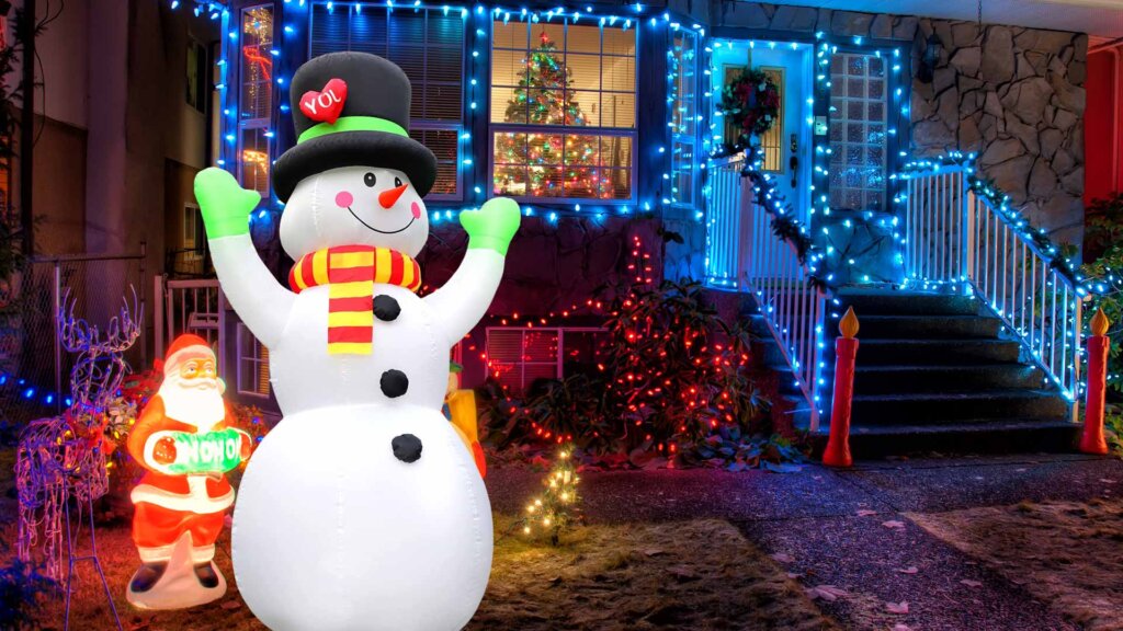 7 FT Christmas Inflatables Giant Snowman