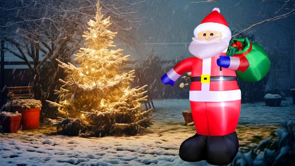 8 FT Christmas Inflatable Santa Claus